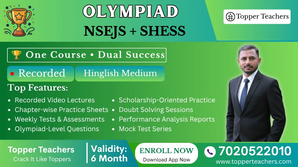 Olympiad - NSEJS + SHESS