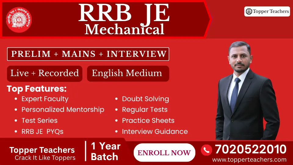 RRB JE - Mechanical